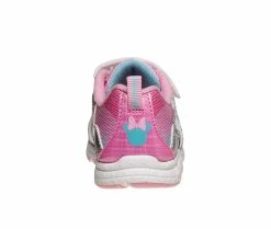 Cheap 💯 Girls' Disney Toddler & Little Kid CH89446C Minnie Mouse Light-Up 👟 Sneakers Silver/Pink 🎉 -GIRLS' BOOTS Shop 5 457