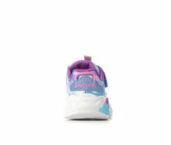 New 🛒 Girls' Skechers Toddler Rainbow Racer Light-Up 👟 Sneakers Blue 😉 -GIRLS' BOOTS Shop 5 461
