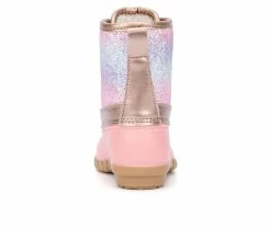Cheapest 😍 Girls' Olivia Miller Little Kid & Big Kid Jenna Duck 🥾 Boots Pink 🎉 -GIRLS' BOOTS Shop 5 49
