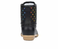 Best deal 😍 Girls' Olivia Miller Little Kid & Big Kid Josephine Duck 🥾 Boots Black 🔔 -GIRLS' BOOTS Shop 5 50