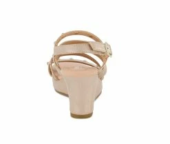 Best Sale 😀 Girls' Kenneth Cole Little Kid & Big Kid Anastasia Glam Wedge 🩴 Sandals Pale Gold ⭐ -GIRLS' BOOTS Shop 5 535