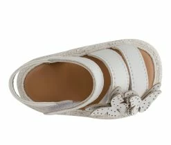 New 👏 Girls' Baby Deer Infant Sally 🩴 Sandals White 🔥 -GIRLS' BOOTS Shop 5 544
