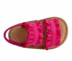 Cheapest 🌟 Girls' Baby Deer Infant Lillian 🩴 Sandals Fuschia ⭐ -GIRLS' BOOTS Shop 5 583