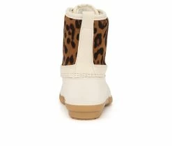 Cheap 👍 Girls' Olivia Miller Little Kid & Big Kid Jorlenny Duck 🥾 Boots Leopard ⌛ -GIRLS' BOOTS Shop 5 60