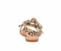 Buy 🌟 Girls' Olivia Miller Little Kid & Big Kid Rock Your Bow 🩴 Sandals Leopard 😀 -GIRLS' BOOTS Shop 5 615