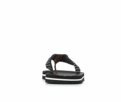 Promo 👏 Girls' Tommy Hilfiger Little Kid & Big Kid Casey Dots Flip-Flops Black Dot 😀 -GIRLS' BOOTS Shop 5 645