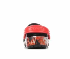 Cheapest ✔️ Kids' Crocs Toddler Classic Bleach Dye Clogs Black/Red 👍 -GIRLS' BOOTS Shop 5 708