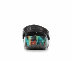 Deals 😀 Kids' Crocs Little Kid & Big Kid Classic Printed Clogs Slate Grey/Mult 🎁 -GIRLS' BOOTS Shop 5 729