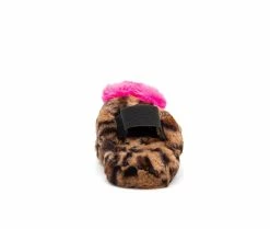 Outlet ✨ Olivia Miller Little Kid & Big Kid Protruding Heart Slippers Leopard 🧨 -GIRLS' BOOTS Shop 5 760